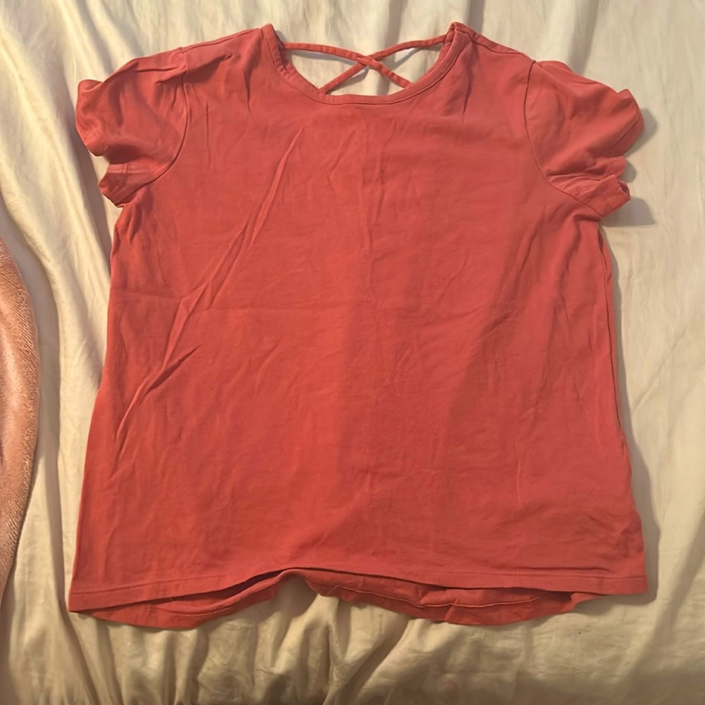 Bundle 3 for $15 Girls XL tee with crisscross on the back
